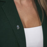 Broșă Argint 925 Floare Veselă - Turquoise - imagine 3