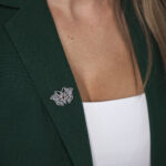 Broșă Argint 925 Fluturaș - Jasper Stone - imagine 3