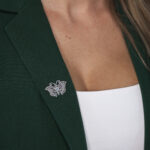 Broșă Argint 925 Fluturaș - Cubic Zirconia - imagine 3