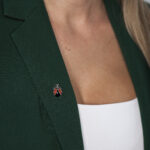 Broșă Argint 925 Buburuză Roșie - imagine 2