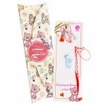 Broșă Pin Mărțișor Copii - Rățușcă Albastră cu Floricică