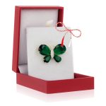 Broșă PREMIUM Gold Plated - Fluture Zburător