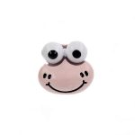 Broșă Pin Mărțișor Copii - Broscuță Roz - imagine 2