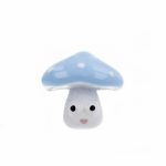 Broșă Pin Mărțișor Copii - Ciupercuță Veselă Albastră - imagine 2
