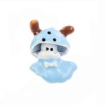 Broșă Pin Mărțișor Copii - Animăluț cu Hainuță Albastră - imagine 2