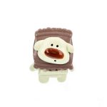 Broșă Pin Mărțișor Copii - Cățeluș cu Guler Maro - imagine 2