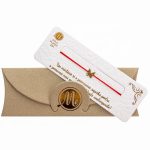 Brățară Red Little Gold Plated Fluturaș cu Cristal