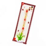 Brățară Textilă - Model Romburi Colorate - imagine 2