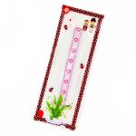 Brățară Textilă - Model Romburi Roz - imagine 2