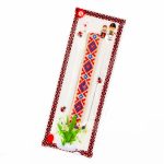 Brățară Textilă - Model Portocaliu și Roșu - imagine 2