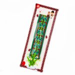 Brățară Textilă - Model Tradițional Verde și Roșu - imagine 2