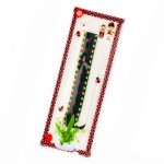 Brățară Textilă - Model Liniuțe Roșii - imagine 2