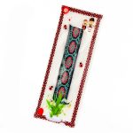 Brățară Textilă - Model Roz și Verde - imagine 2