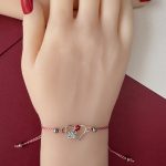 Brățară Zalia Inimioară cu Fluturaș și Buburuză - imagine 3