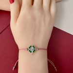 Brățară Zalia Trifoi Verde - imagine 3