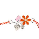 Brățară Zalia Floricică Portocalie - imagine 2