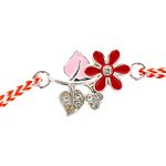 Brățară Zalia Floricică Roșie - imagine 2