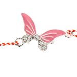 Brățară Zalia Fluturaș cu Aripi Roz - imagine 2
