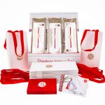 Box Mărțișoare 12 buc. - Brățară Red Gold Plated - Iris Elis