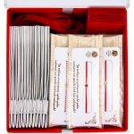 Box Mărțișoare 12 buc. - Brățară Gold Plated - Cristal Mixt - imagine 2