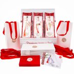 Box Mărțișoare 12 buc. - Broșă Gold Plated Alpha