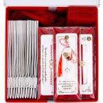 Box Mărțișoare 12 buc. - Broșă-Brățară Red, Alb-Roșu Gold Plated Alpha - imagine 2
