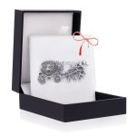 Broșă Argint 925 Caleașcă – Marcasite