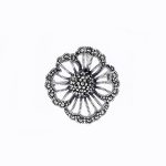 Broșă Argint 925 Floricică – Marcasite - imagine 2